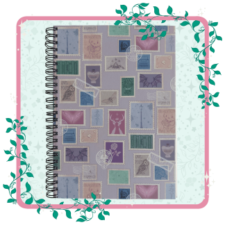 A5 Vintage Wanderlust Stamp Journal