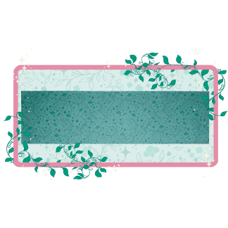 Whimsical Teal Desk Mat