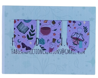 Lavender Magic Magnetic Bookmark Pack