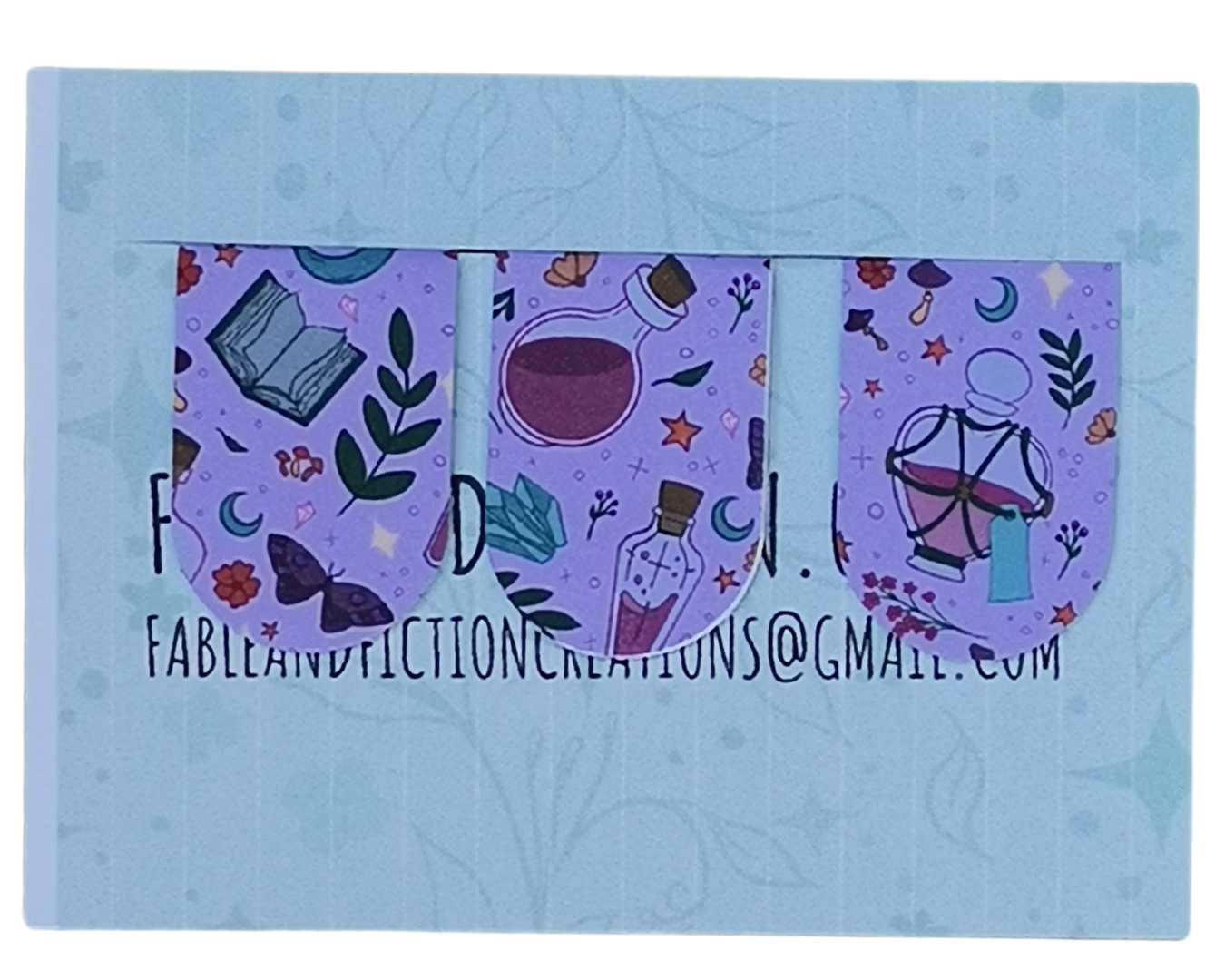 Lavender Magic Magnetic Bookmark Pack