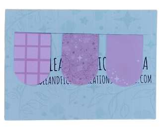 Pink Patterns Magnetic Bookmark Pack