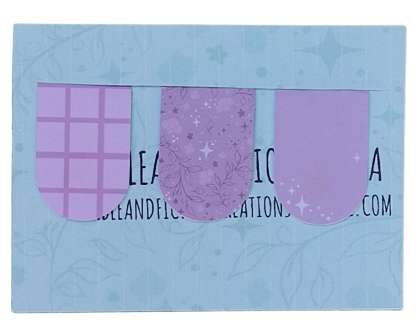 Pink Patterns Magnetic Bookmark Pack