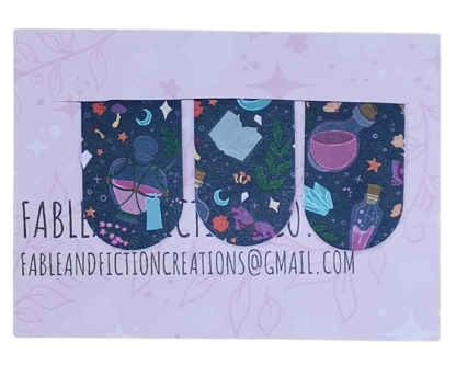 Purple Magic Magnetic Bookmark Pack