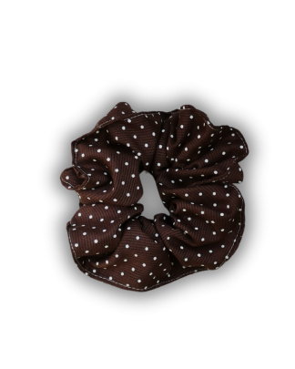 Espresso Scrunchie