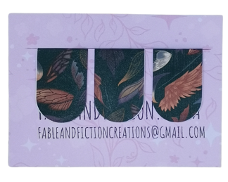 Winged Magnetic Bookmark Pack